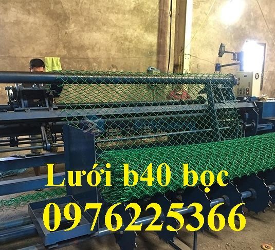 Lưới b40 bọc nhựa khổ 1m6-Lưới thép Hưng Thịnh 