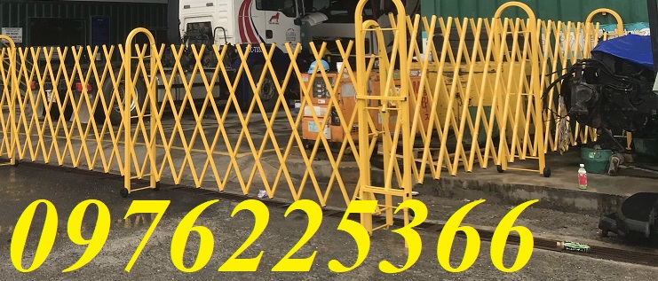 Hàng rào xếp sắt có bánh xe-Hàng rào xếp di động