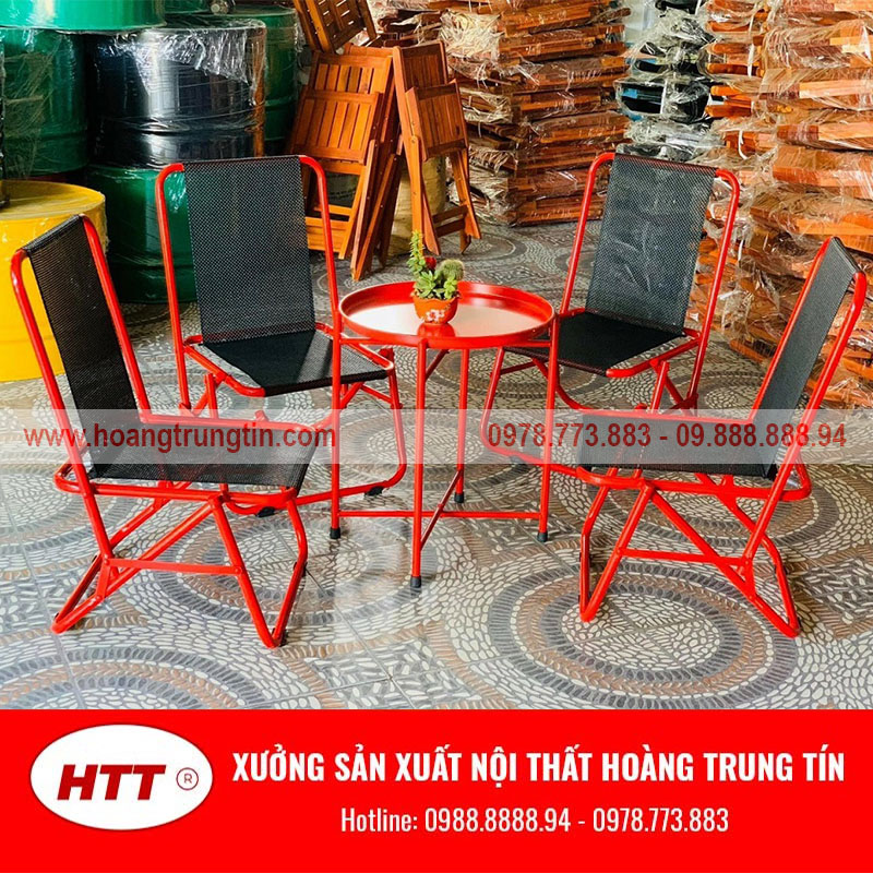 B&agraven ghế cafe c&oacutec, dù che nắng giá xưởng tại Vĩnh Long