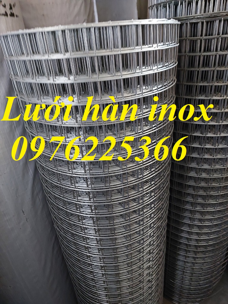 Lưới hàn inox 304 không gỉ sét ô vuông 10x10,20x20,30x30,50x50