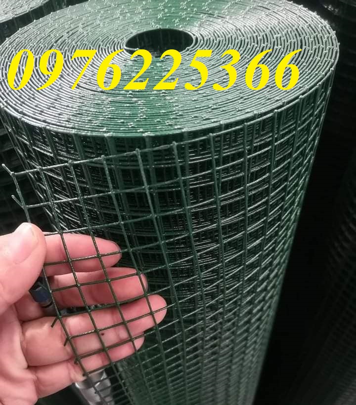 Lưới thép hàn bọc nhựa -Lưới kẽm bọc nhựa 