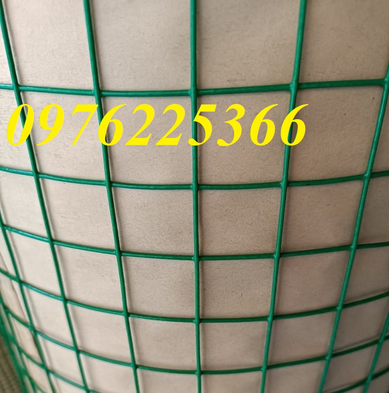 Lưới kẽm bọc nhựa-Lưới thép hàn bọc nhựa PVC