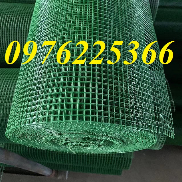 Lưới kẽm bọc nhựa-Lưới thép hàn bọc nhựa PVC
