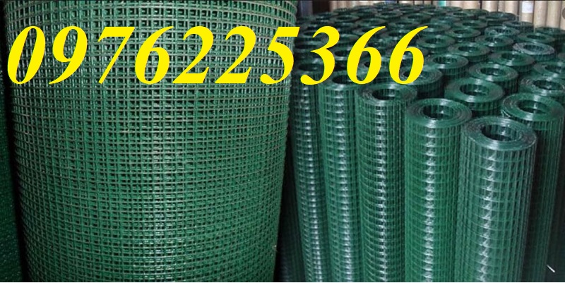 Lưới kẽm bọc nhựa-Lưới thép hàn bọc nhựa PVC