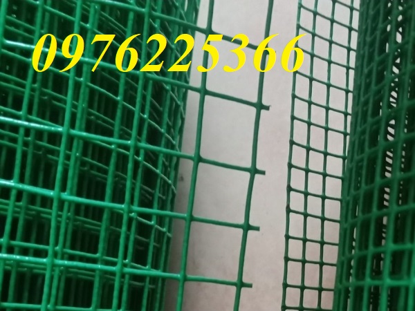 Lưới kẽm bọc nhựa-Lưới thép hàn bọc nhựa PVC