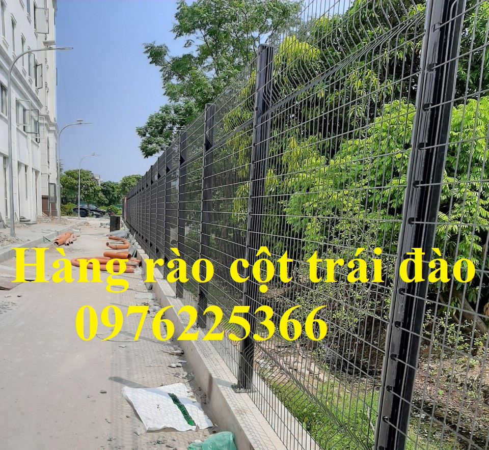 Hàng rào chấn sóng trên thân-các mẫu hàng rào lưới thép hàn