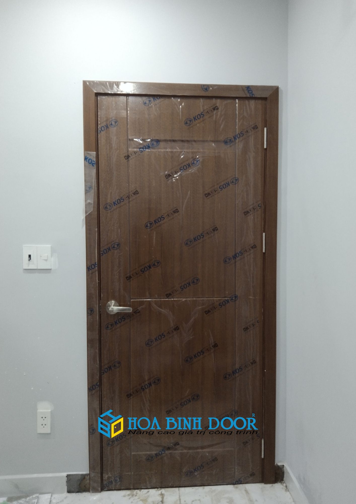 Cửa nhựa giả gỗ abs hàn quốc  Cửa nhựa phòng ngủ giá rẻ