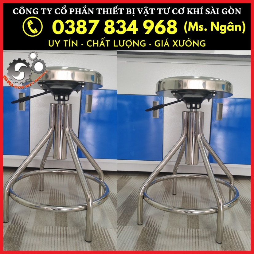 Ghế thí nghiệm inox 304 giá tại xưởng