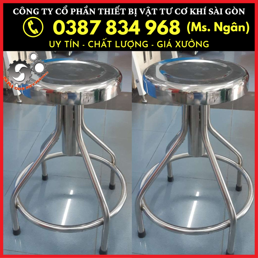 Ghế thí nghiệm inox 304 giá tại xưởng