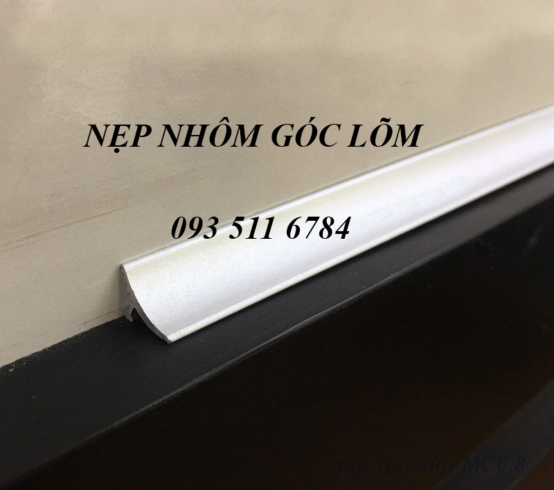 Nẹp góc V Inox vàng Nẹp V nhôm Nẹp góc âm góc lõm