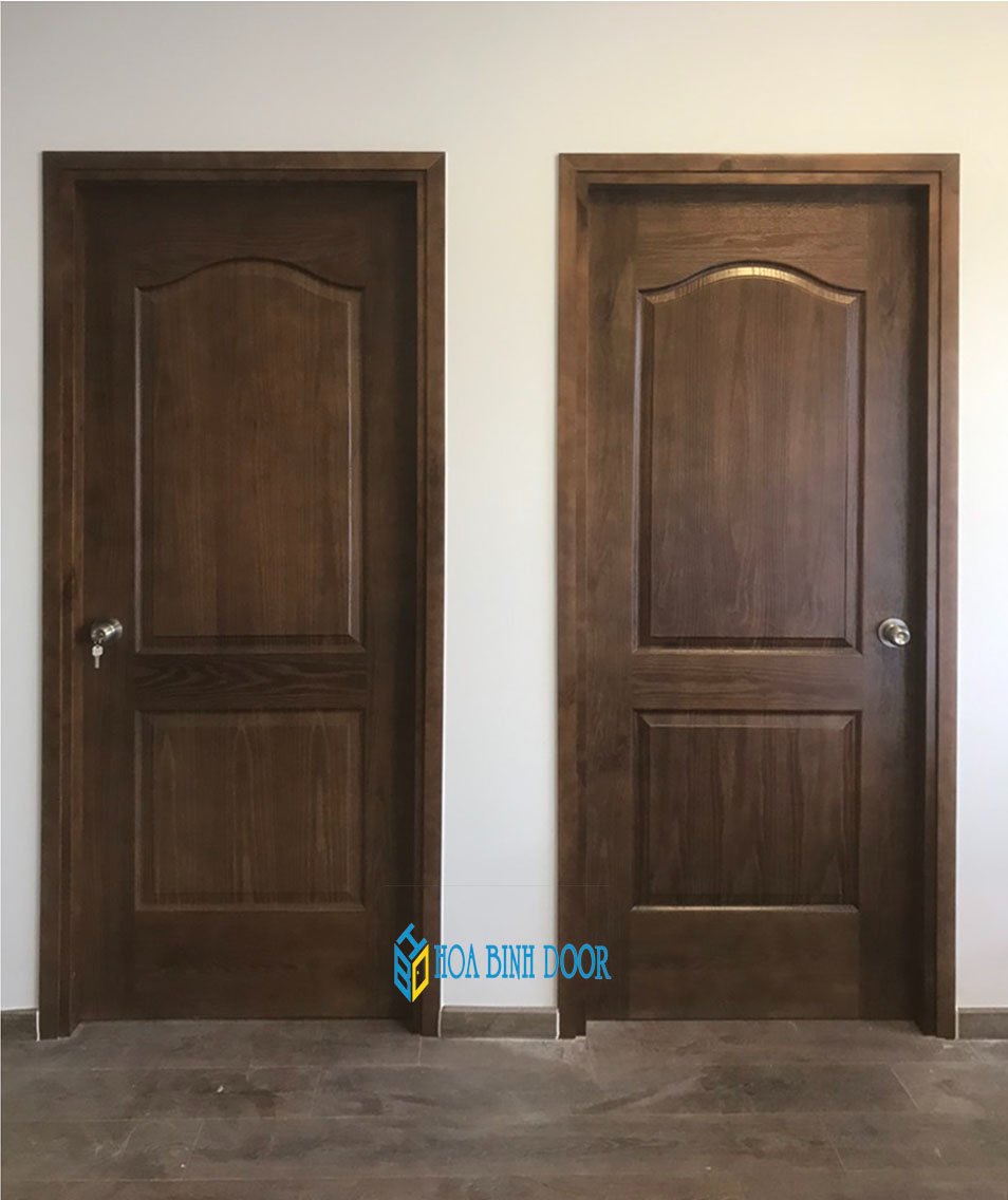 Cửa gỗ HDF phòng ngủ tại tân Phú         