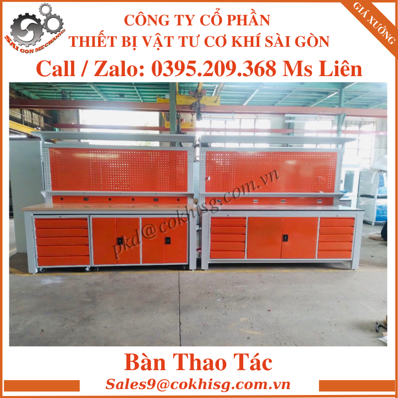 BÀN THAO TÁC CHẤT LƯƠNG VÀ GIÁ TỐT CƠ KHÍ SÀI GÒN