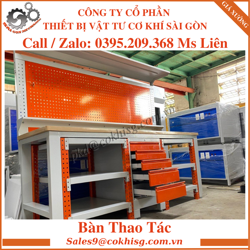 BÀN THAO TÁC CHẤT LƯƠNG VÀ GIÁ TỐT CƠ KHÍ SÀI GÒN