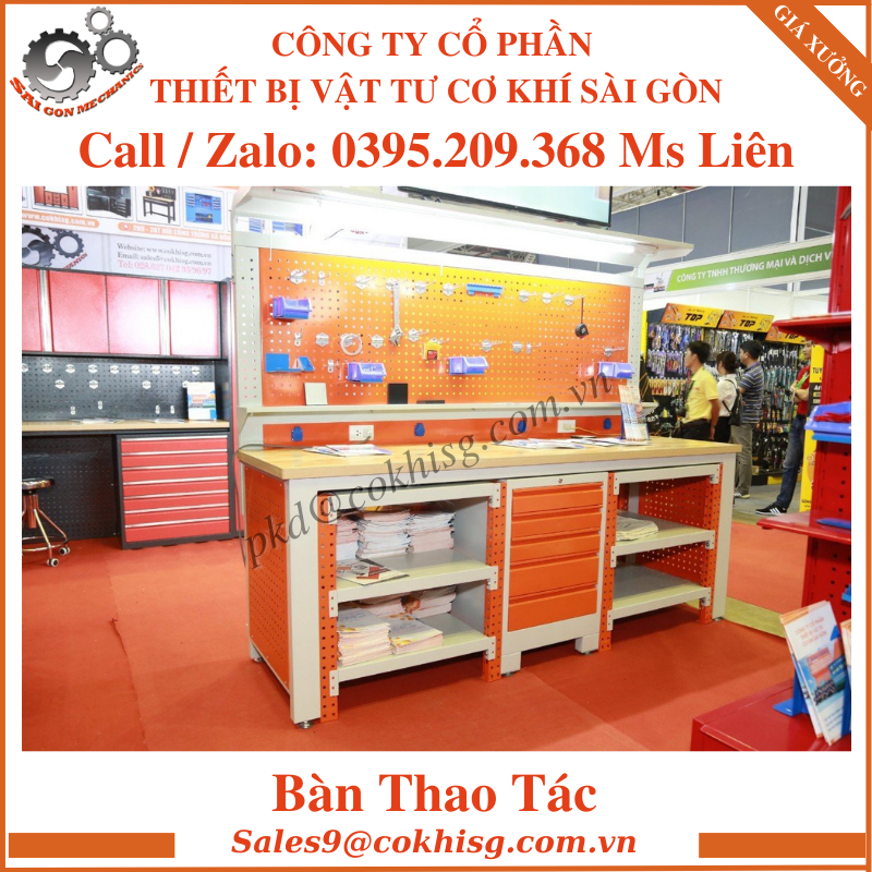 BÀN THAO TÁC CHẤT LƯƠNG VÀ GIÁ TỐT CƠ KHÍ SÀI GÒN