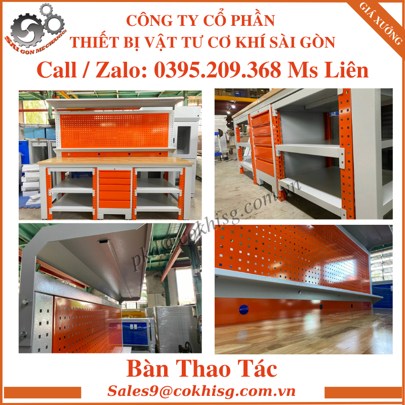 BÀN THAO TÁC CHẤT LƯƠNG VÀ GIÁ TỐT CƠ KHÍ SÀI GÒN