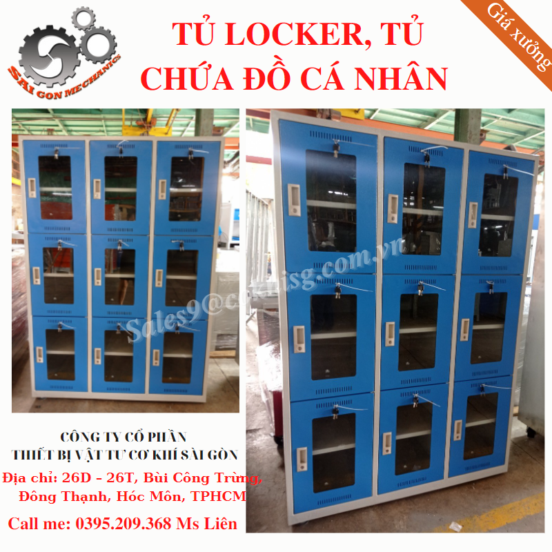 TỦ CÁ NHÂN / LOCKER DÀNH CHO VĂN PHÒNG, NHÀ XƯỞNG
