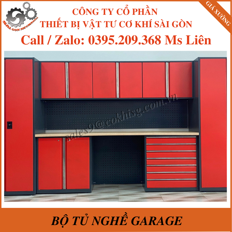 Bộ tủ đồ nghề garage - Ms Liên(0395 209 368)