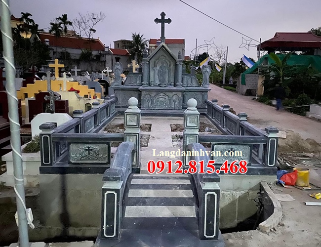 Khu lăng mộ đá tại Quảng Ninh - Thiết kế xây khuôn viên nghĩa trang