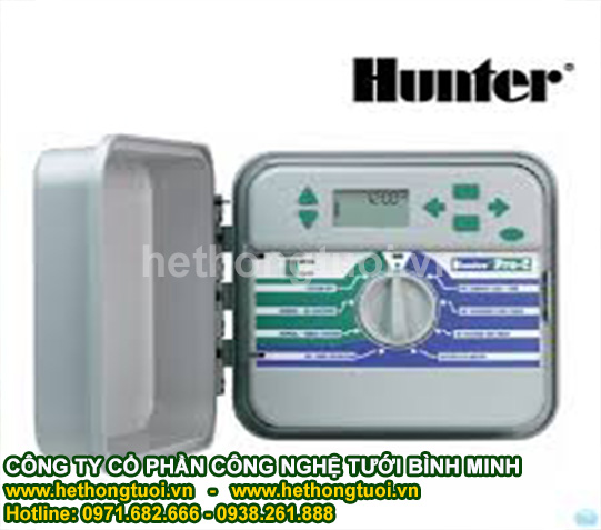 Tủ điều khiển tưới tự động sân vườn hunter mỹ