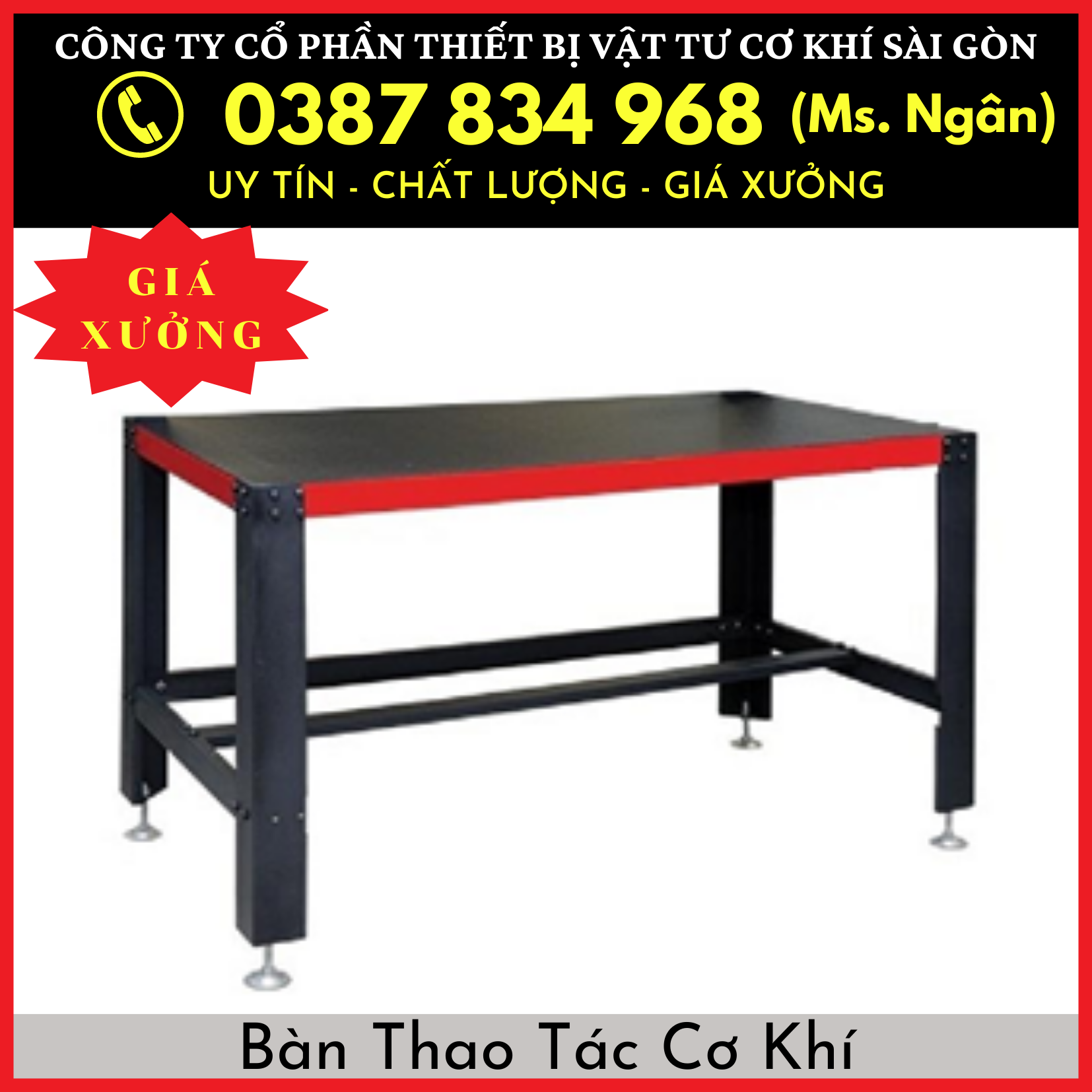 Bàn thao tác, bàn lắp ráp công nghiệp giá rẻ