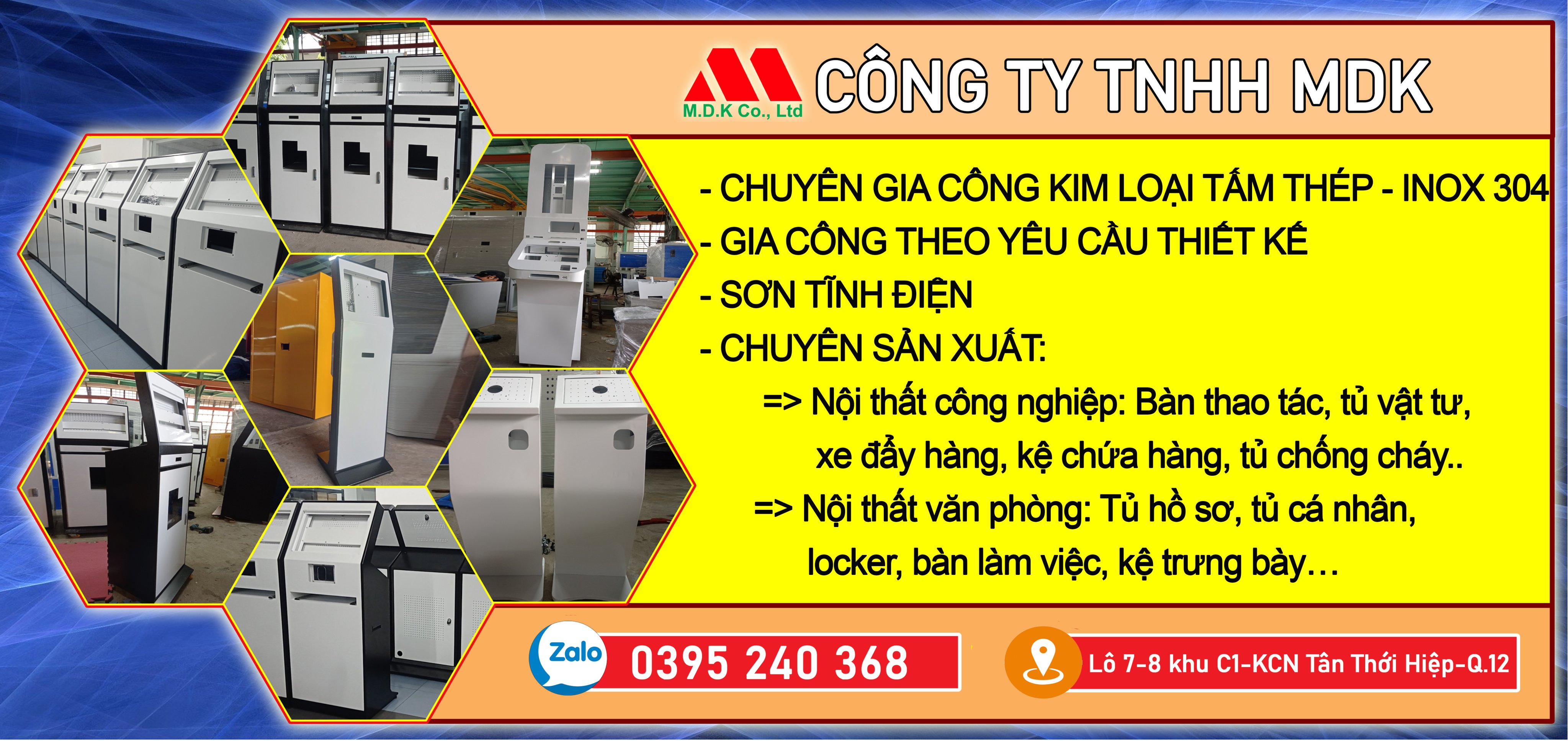 Vỏ Kiosk thép sơn tĩnh điện hoặc inox 304-MDK