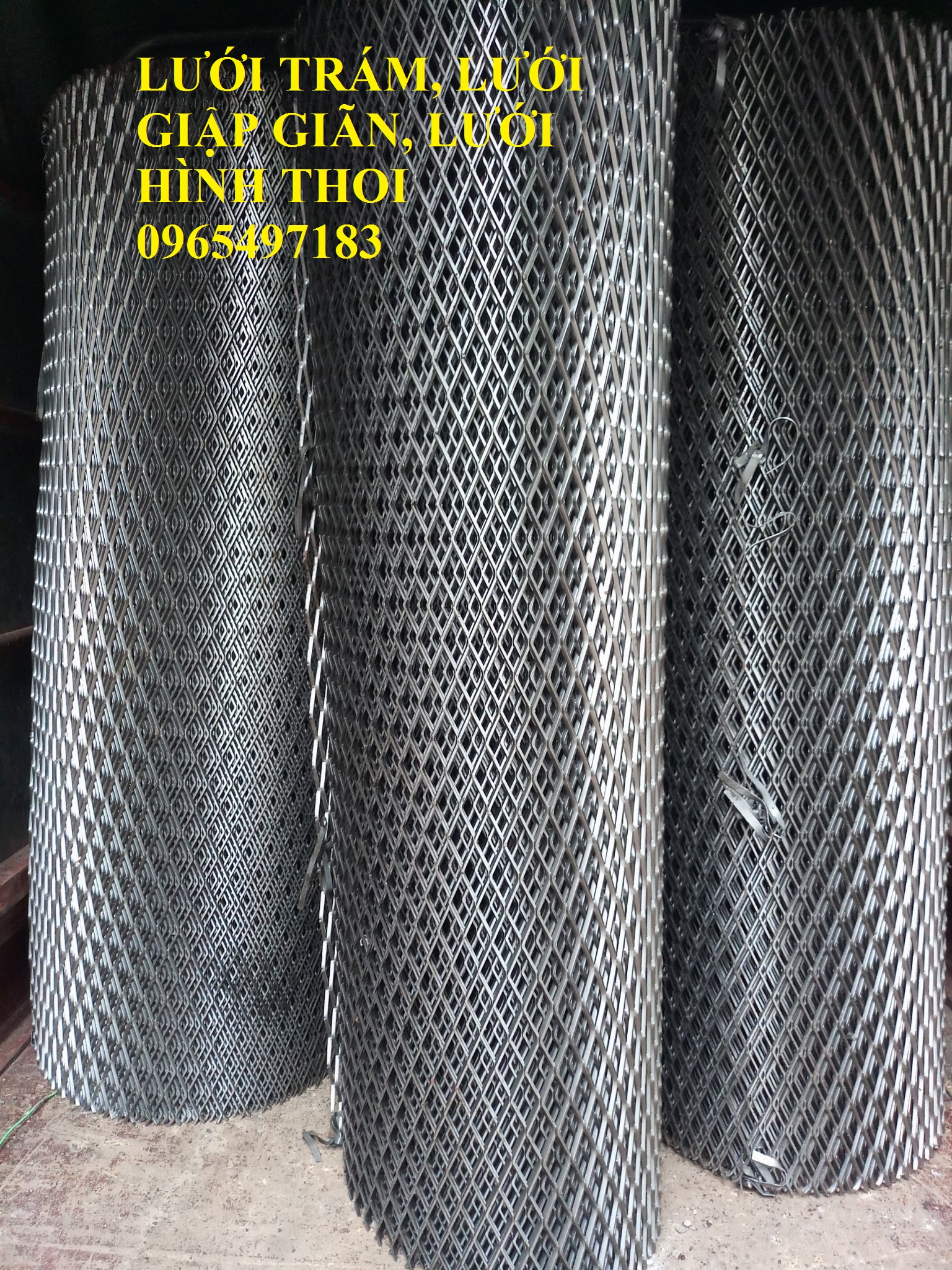Lưới trám , lưới dập giãn mắt 30x60 dây 2mm, 3mm