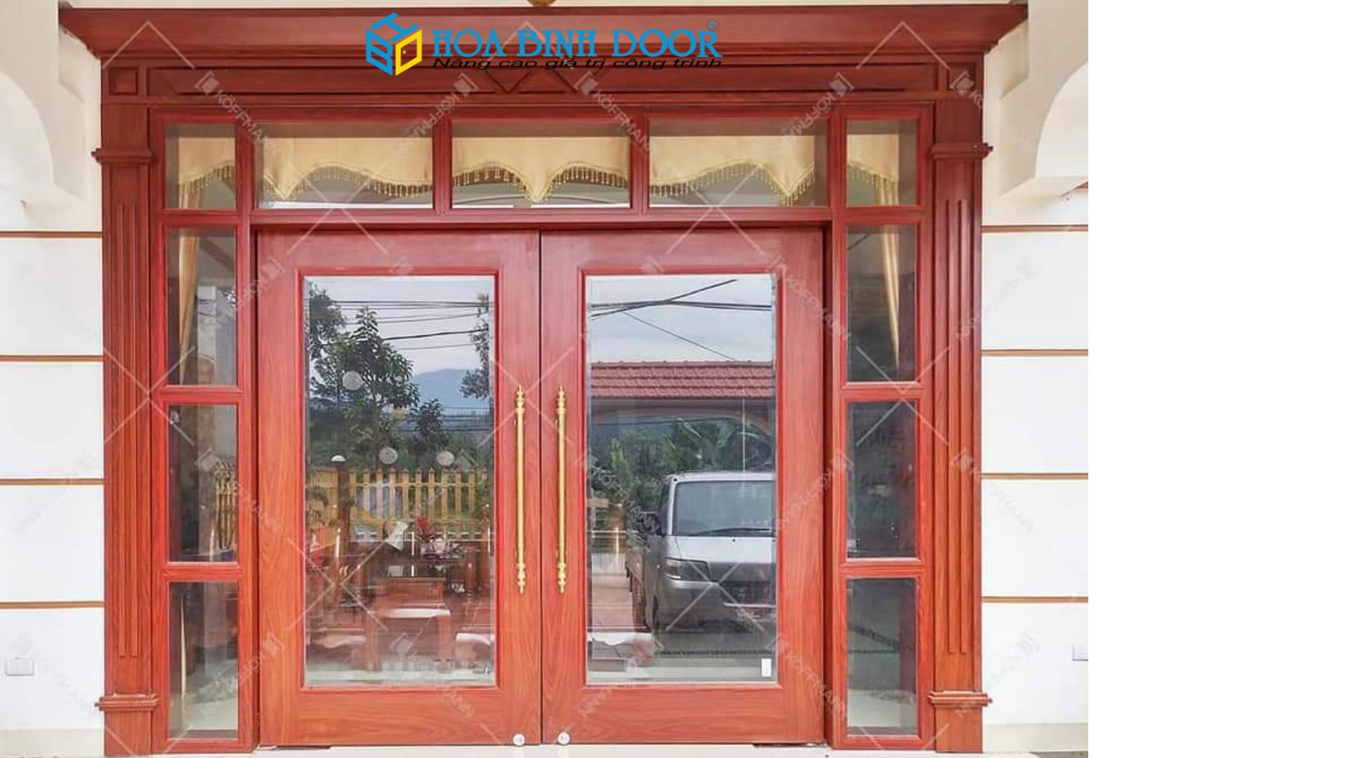 Cửa thép vân gỗ mới nhất hiện nayhoabinhdoor