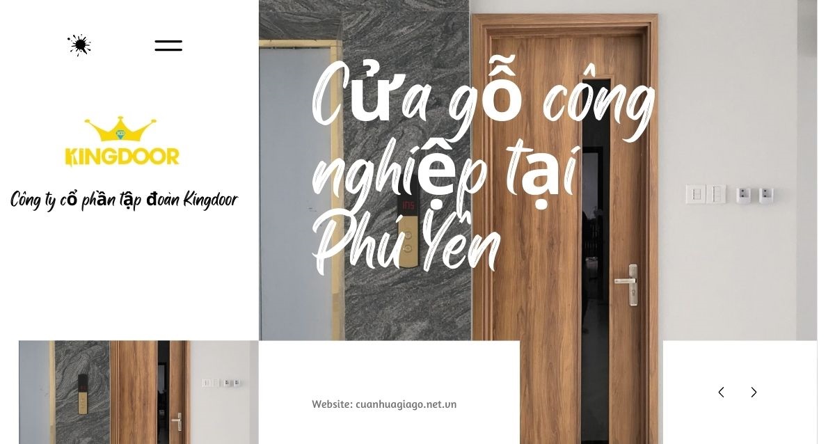 Cửa gỗ công nghiệp tại Phú Yên, mẫu cửa đẹp