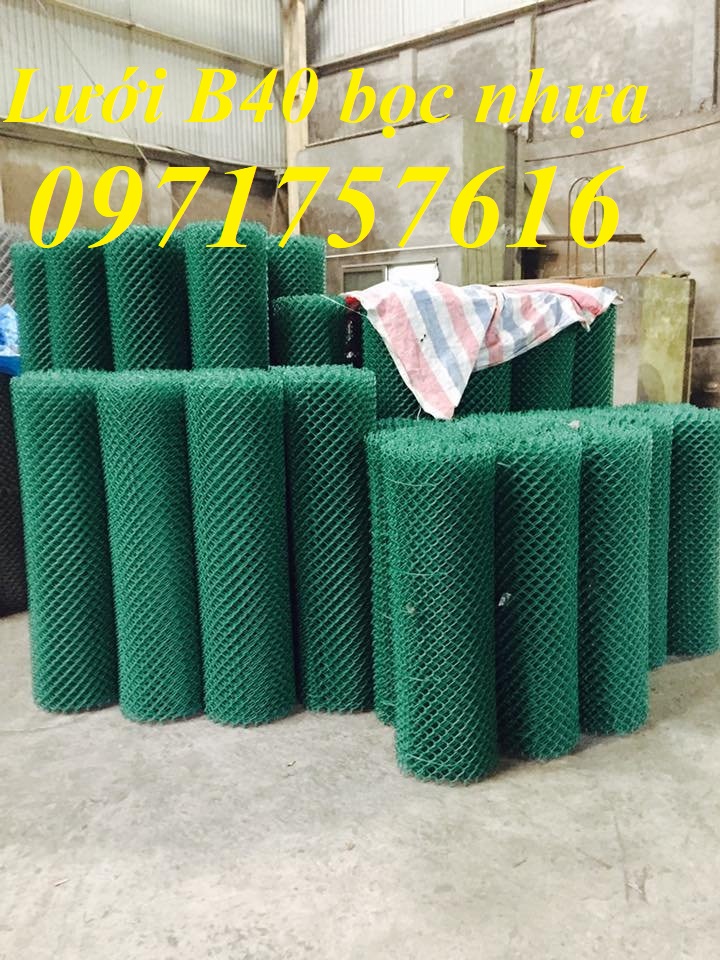 Giá lưới B40 bọc nhựa khổ 1m2 - Lưới thép Hưng Thịnh