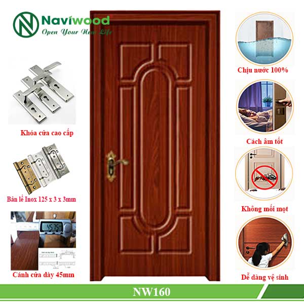 Cửa gỗ nhựa composite Naviwood Rạch Giá Kiên Giang