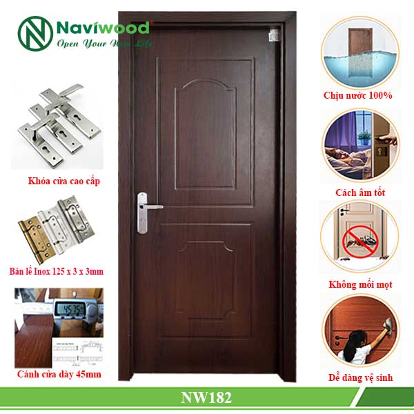 Cửa gỗ nhựa composite Naviwood Rạch Giá Kiên Giang