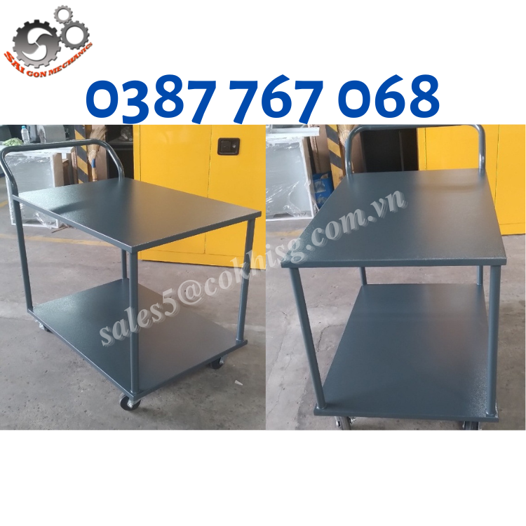 Xe đẩy hàng 2 tầng