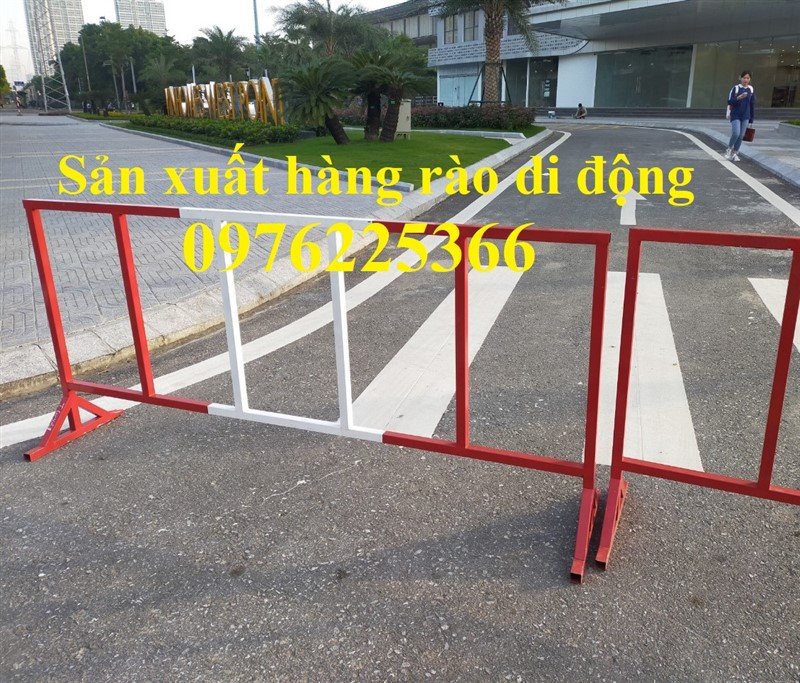 Hàng rào chắn di động,barie di động ,hàng rào kiểm soát đám đông