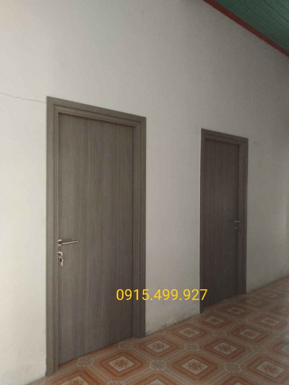 Cửa gỗ công nghiệp WBP Laminate tại Quận 4  Hoabinhdoor
