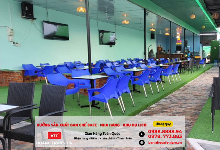 Bàn ghế cafe, nội thất nhà hàng giá rẻ tại Cần Thơ