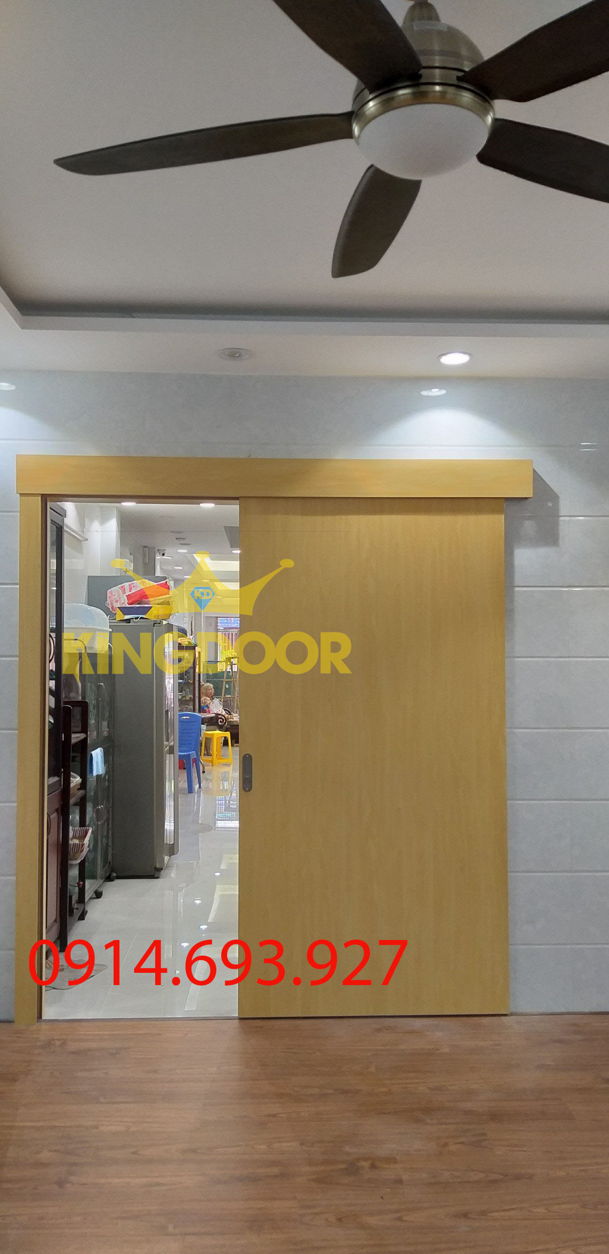 cửa lùa melamine cao cấp tại cửa hàng kingdoor