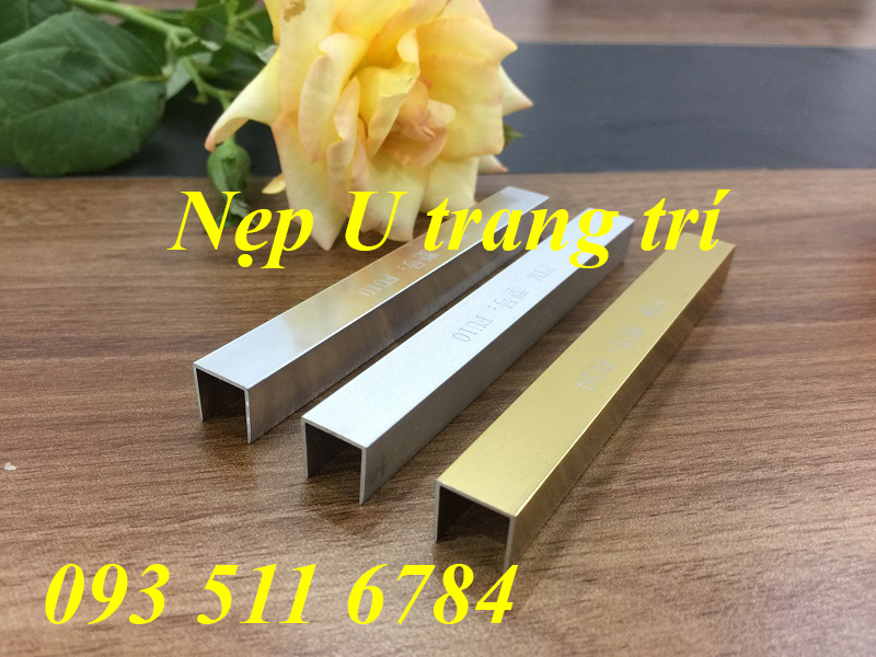 Nẹp Inox trang trí chữ U Nẹp nội thất xây dựng