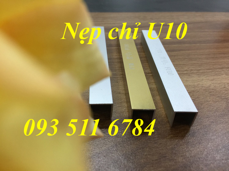 Nẹp Inox trang trí chữ U Nẹp nội thất xây dựng
