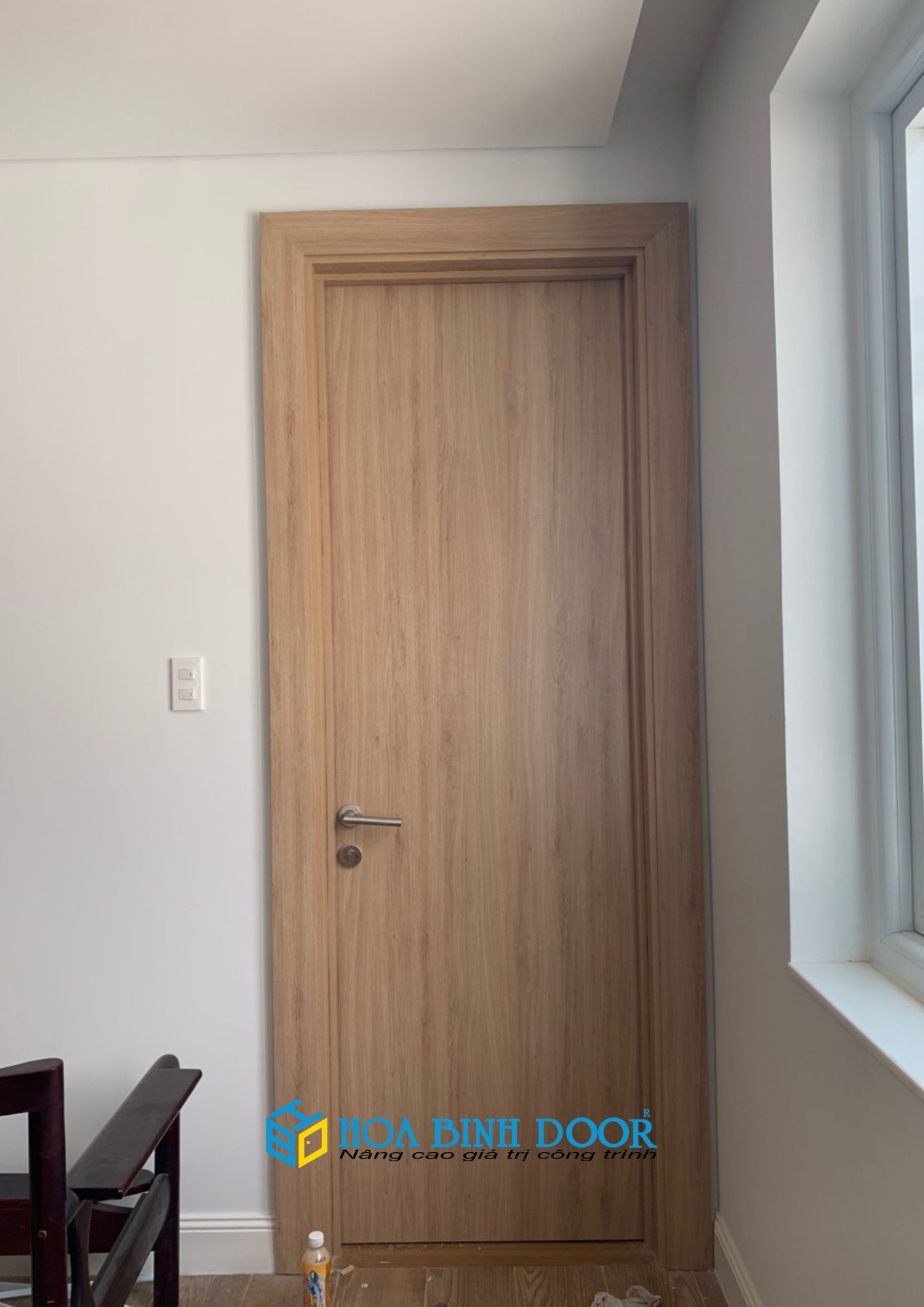 Cửa gỗ MDF phủ WBP Laminate tại Quận2 Hoabinhdoor