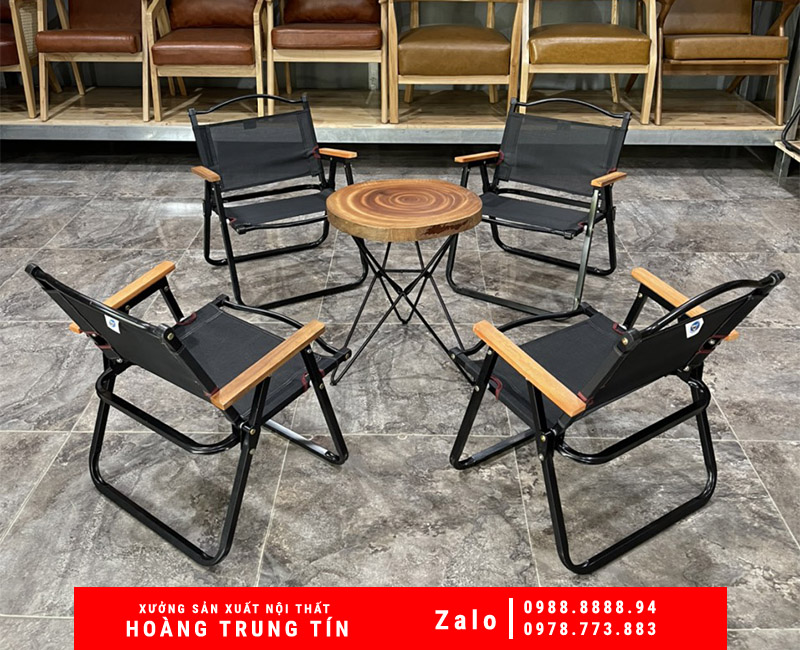 Bàn ghế nhựa nữ hoàng, nội thất sắt gỗ nhà hàng, quán cafe tại Bến Tre