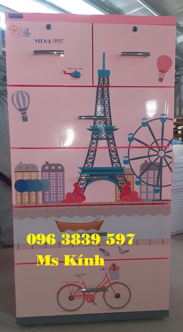 Tủ nhựa 5 tầng đựng quần áo, tủ nhựa 5 ngăn kéo giá rẻ - 0963839597