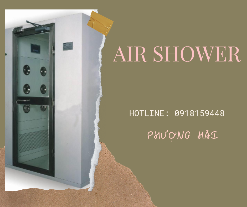 Buồng tắm khí Air Shower chuyên dụng cho phòng sạch