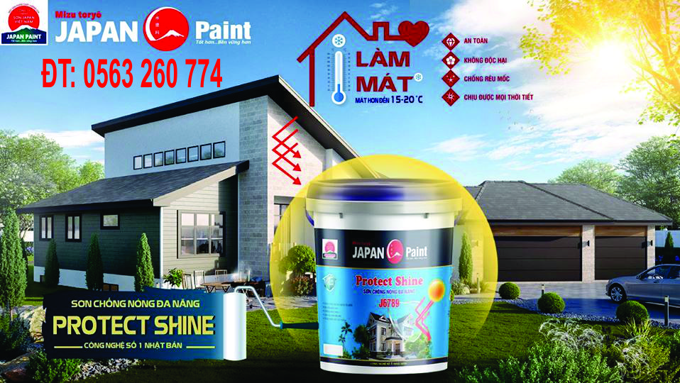 sơn chống nóng japan, sơn chống nóng nhật bản