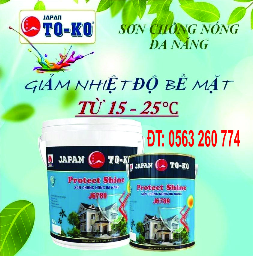 sơn chống nóng japan, sơn chống nóng nhật bản