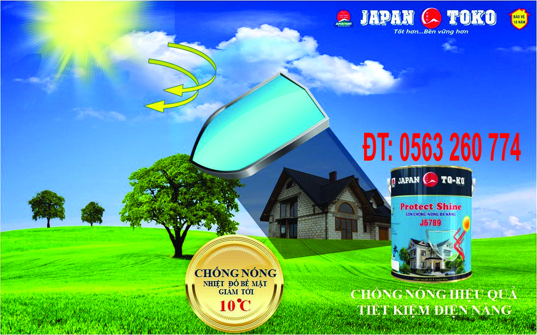 sơn chống nóng japan, sơn chống nóng nhật bản