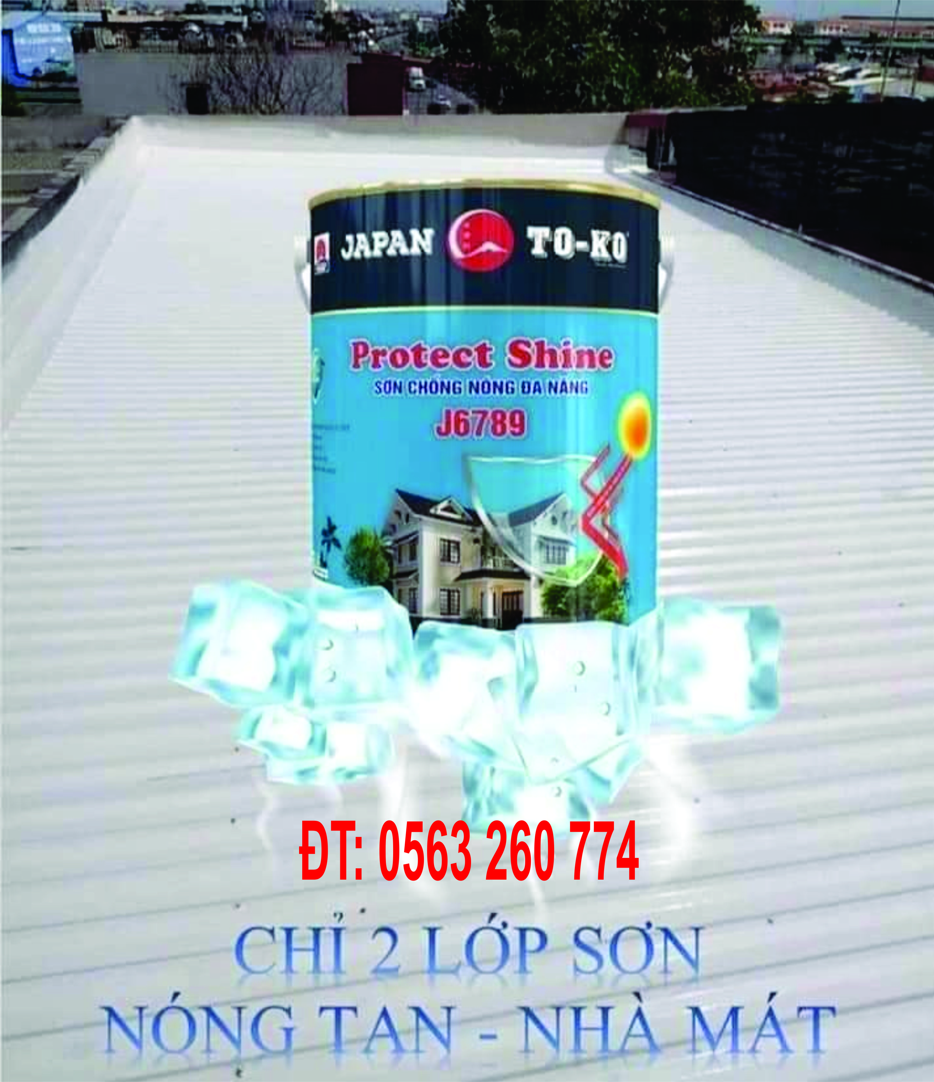 sơn chống nóng japan, sơn chống nóng nhật bản