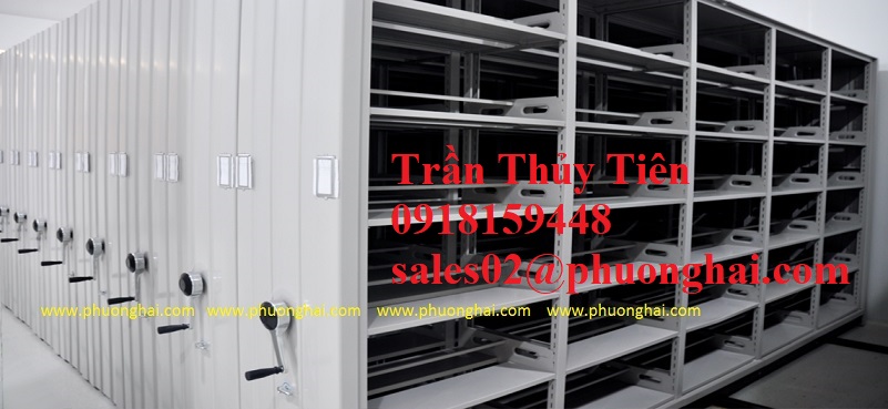 Kệ lưu kho dạng zip cho PTN - công ty Phượng Hải