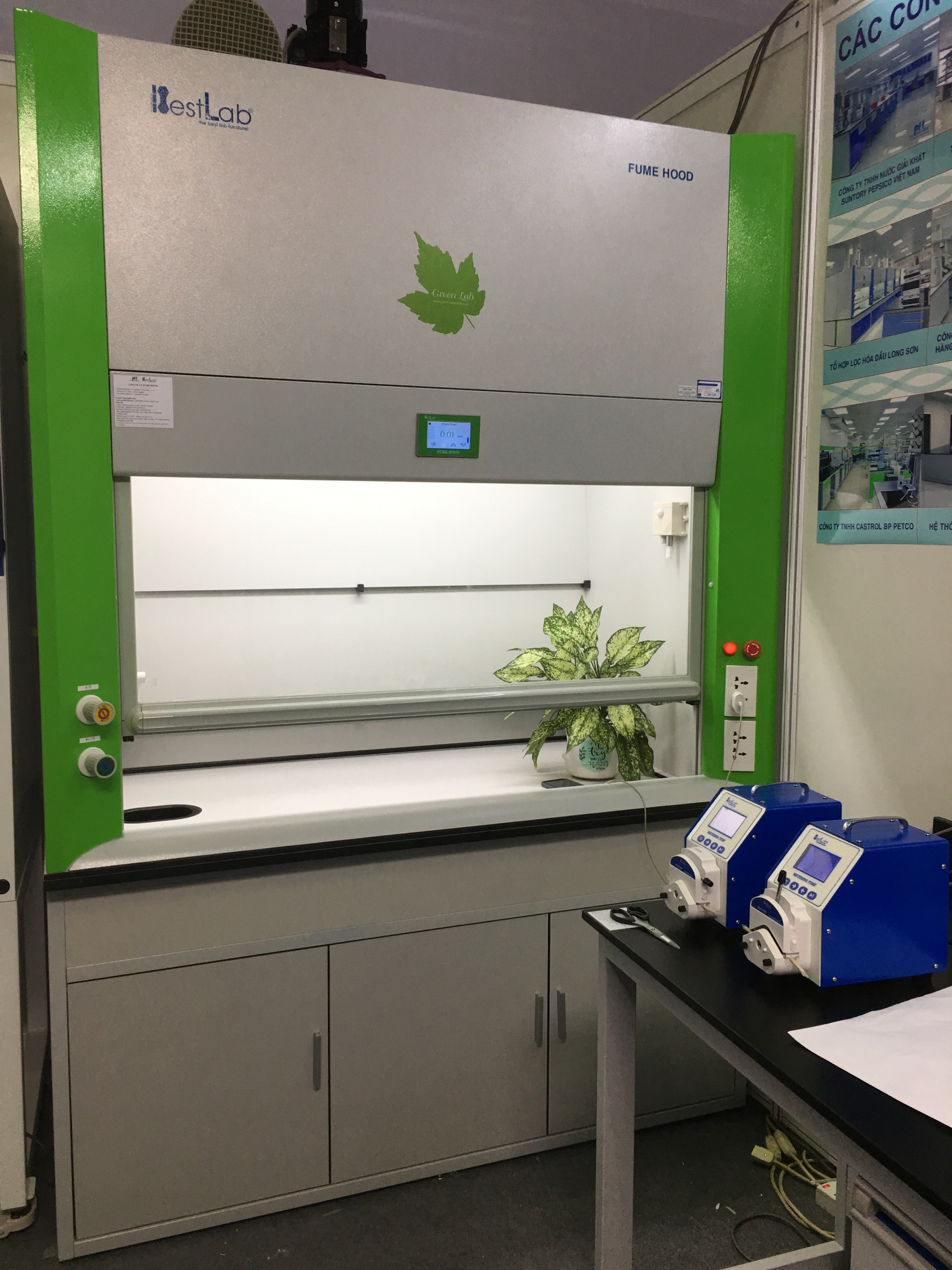 Tủ hút khí độc Green BestLab chuyên dụng cho PTN