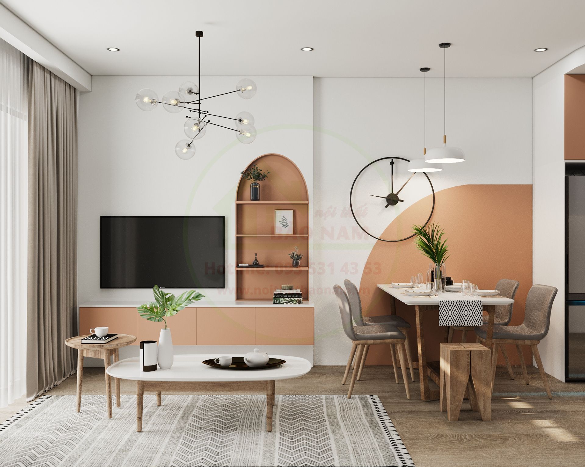 Thiết kế Nội Thất căn hộ Vinhome Grand Park 1PN+