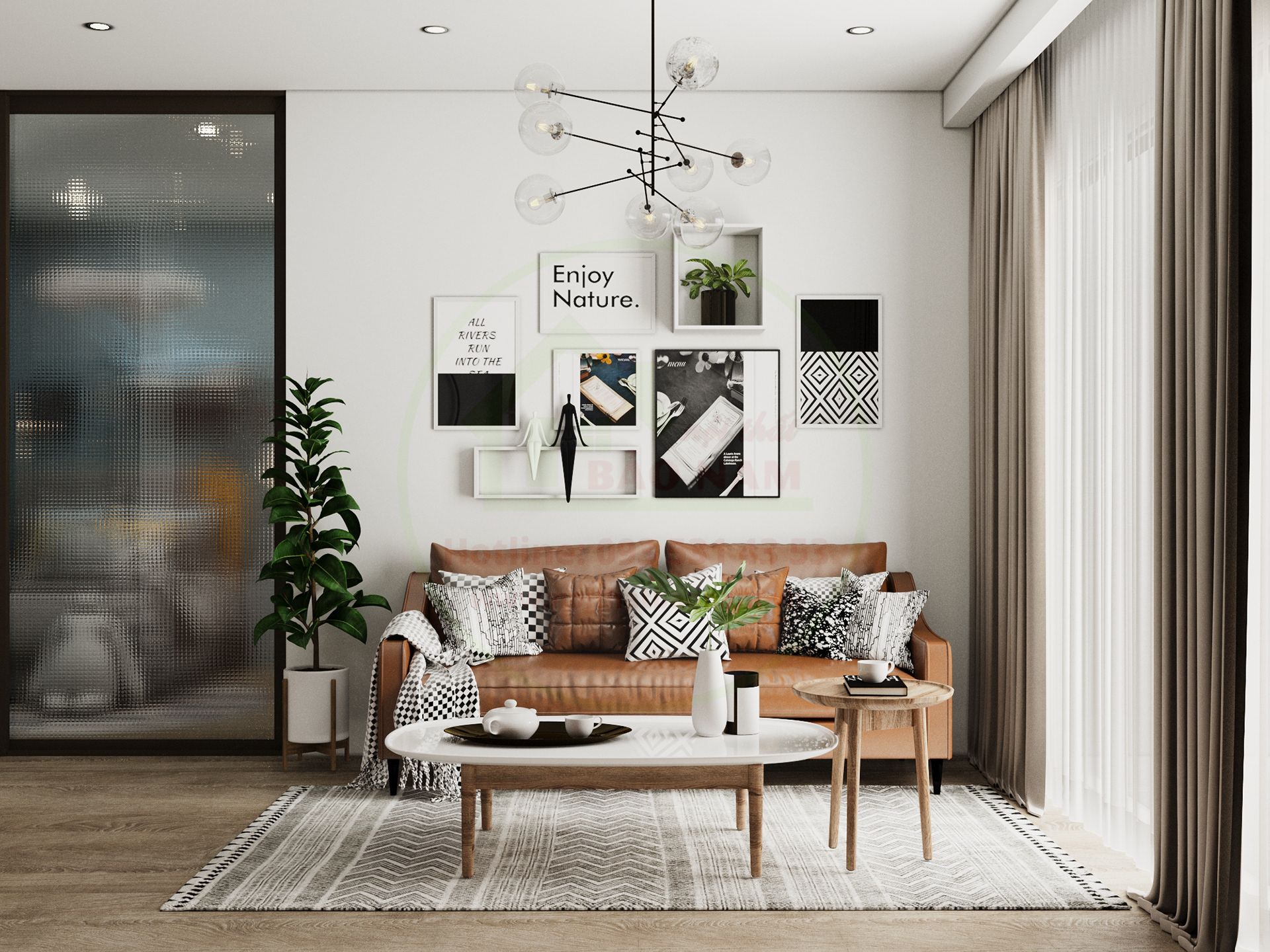 Thiết kế Nội Thất căn hộ Vinhome Grand Park 1PN+